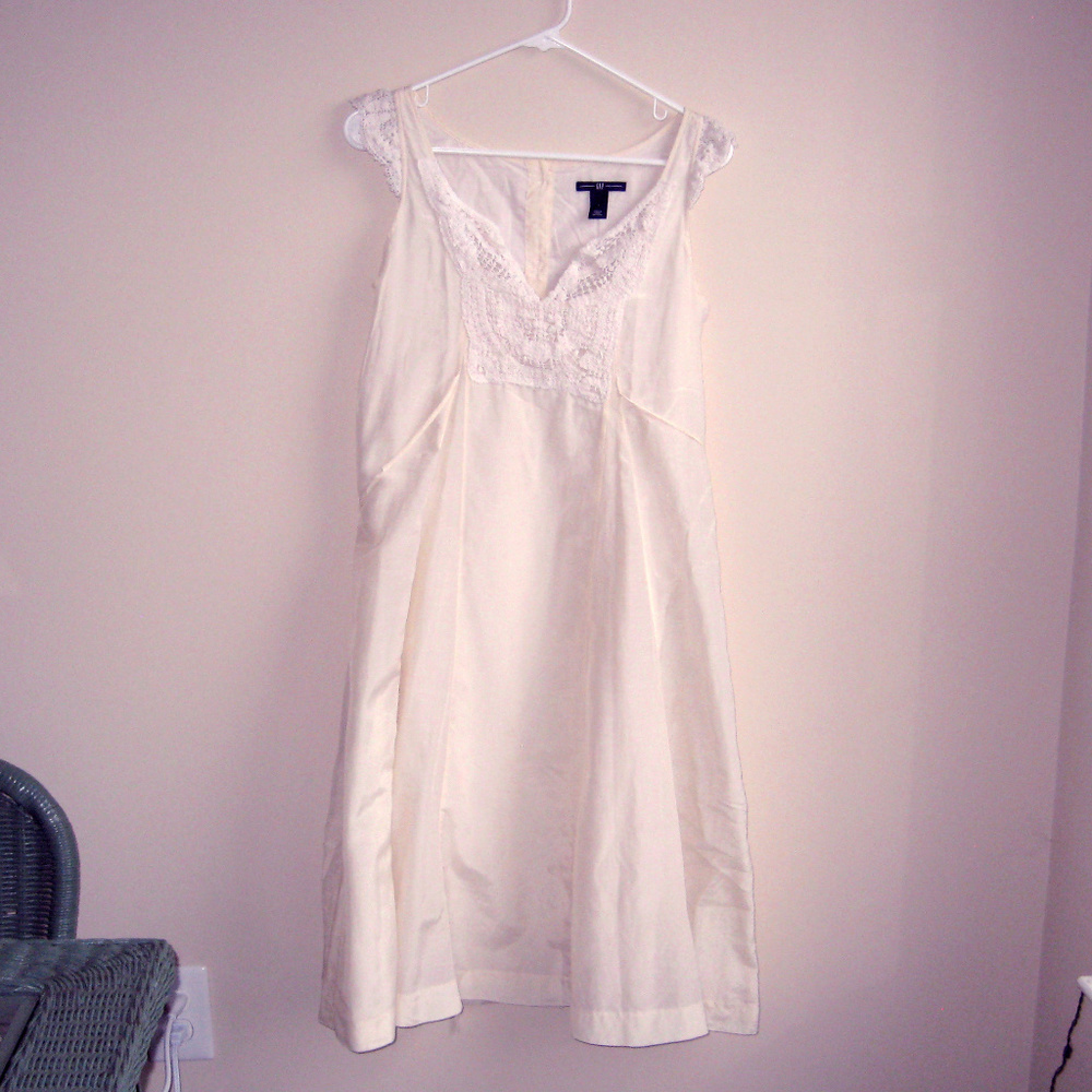 GAP Boho Silk Blend and Lace Dress